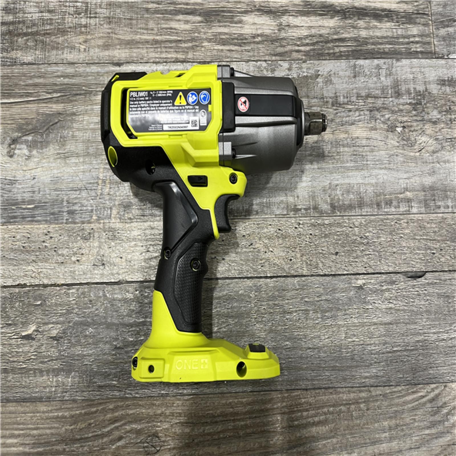 AS-IS RYOBI ONE+ HP 18V Brushless Cordless 4-Mode 1/2 in. High Torque Impact Wrench Kit with (2) 4.0 Ah Batteries and Charger