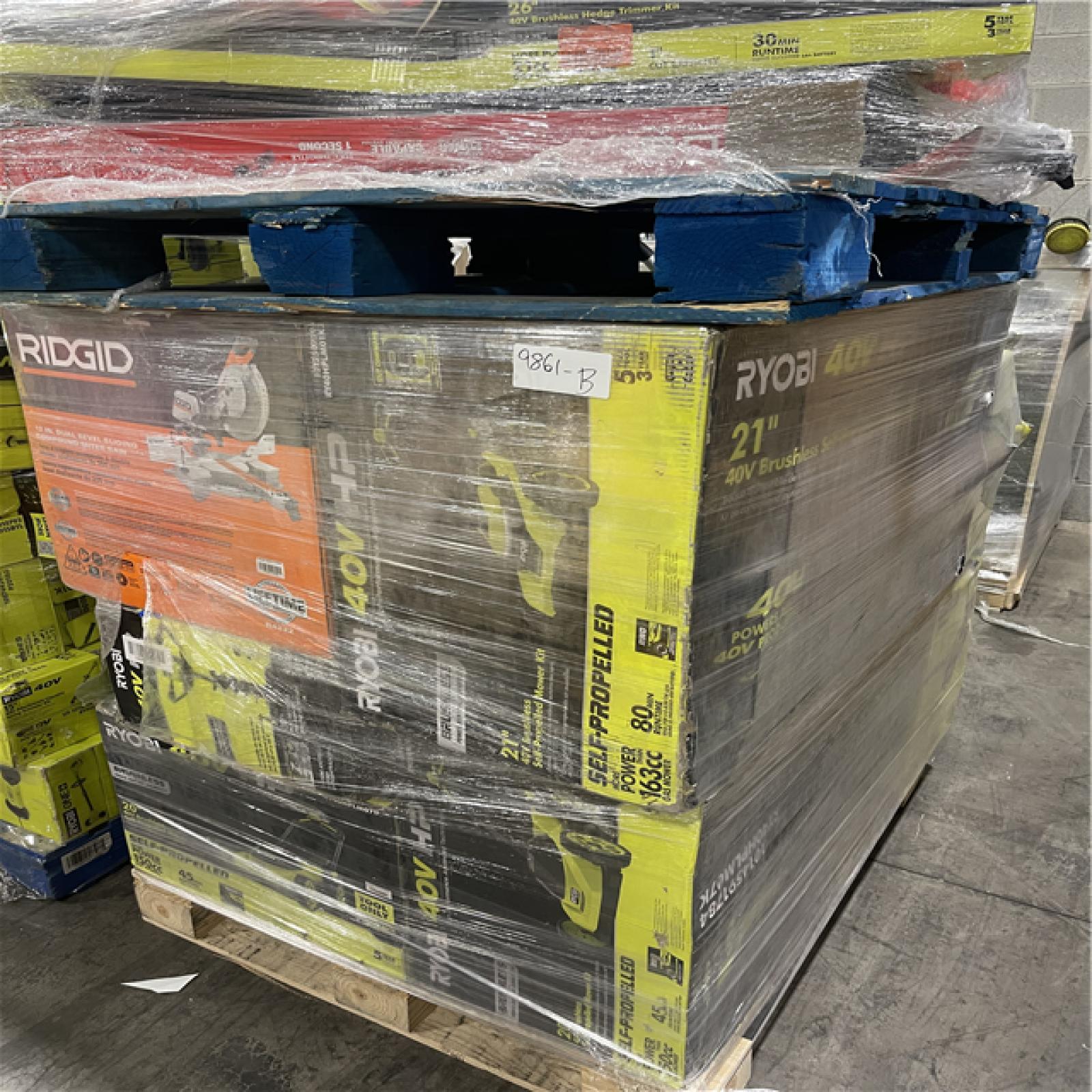 Pittston Location As-Is Power Tools Partial Truckload (15 Pallets) 9861-B