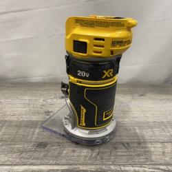 AS-IS DEWALT 20V MAX XR Cordless Brushless Fixed Base Compact Router (Tool Only)