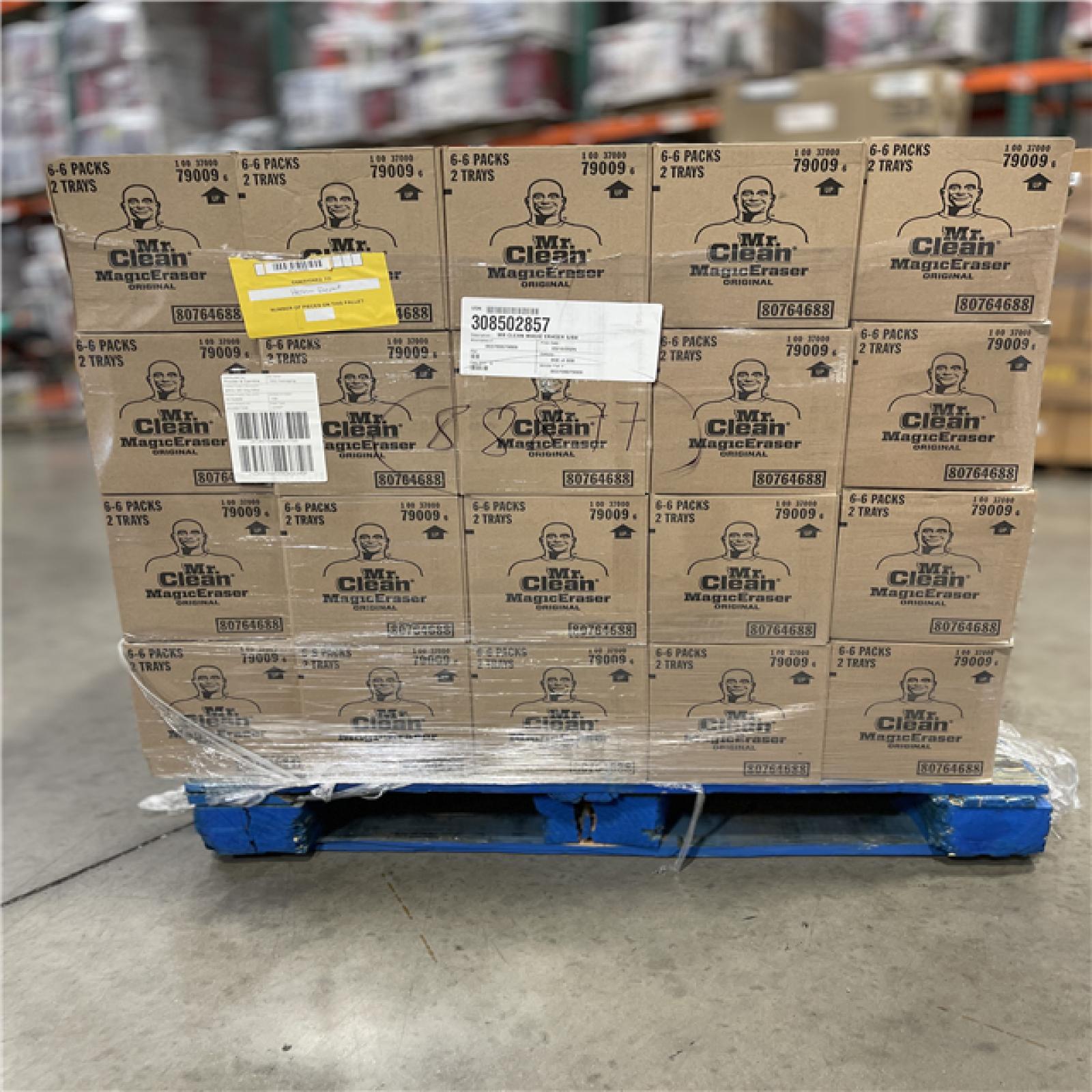 DALLAS LOCATION - Mr. Clean Magic Eraser Sponge (6 Count) PALLET- (480 PACKS)