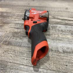 AS-IS Milwaukee  FUEL 12V Lithium-Ion Brushless Cordless Stubby 3/8 in. Impact Wrench (Tool-Only)