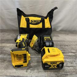 AS-IS DEWALT ATOMIC 20V MAX Lithium-Ion Cordless 1/4 in. Brushless Impact Driver Kit