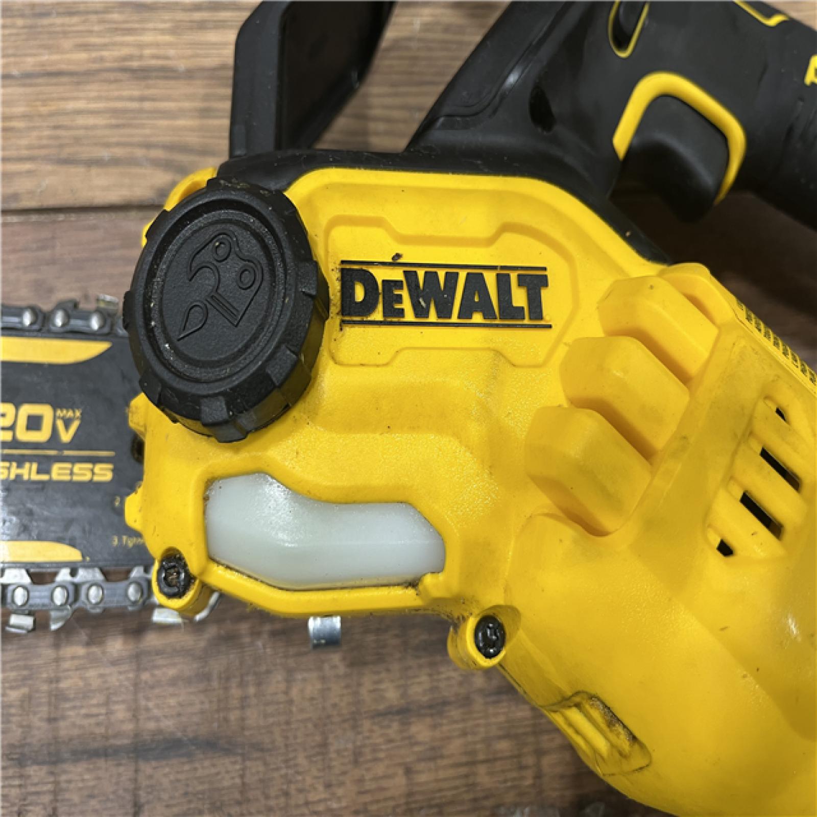 AS-IS 20V MAX 8 in. Brushless Cordless Battery Powered Pruning Chainsaw (Tool Only)