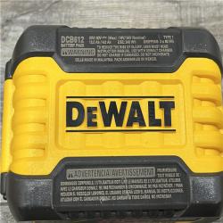 AS-IS DEWALT FLEXVOLT 20V/60V MAX Lithium-Ion 12.0Ah Battery and Fan Cooled Fast Charger