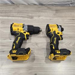 LIKE NEW! -DEWALT 20V MAX XR Hammer Drill and ATOMIC Impact Driver 2-Tool Cordless Combo Kit