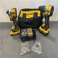 AS-IS - DEWALT ATOMIC 20-Volt Lithium-Ion Cordless 2-Tool Combo Kit