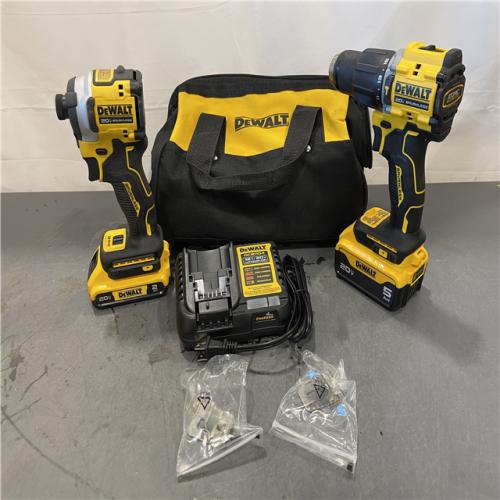 AS-IS - DEWALT ATOMIC 20-Volt Lithium-Ion Cordless 2-Tool Combo Kit