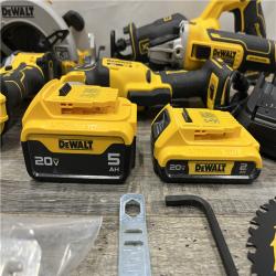 AS-IS DEWALT 20V MAX Lithium-Ion Cordless 6-Tool Combo Kit