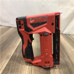 AS-IS Milwaukee 12-Volt Lithium-Ion Cordless 3/8 in. Crown Stapler (Tool-Only)