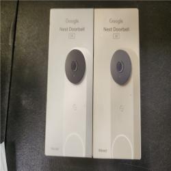 Phoenix AS-IS Google Nest Doorbell (Wired  3rd Gen) - Smart Wi-Fi Video Doorbell Camera (2-Pack)
