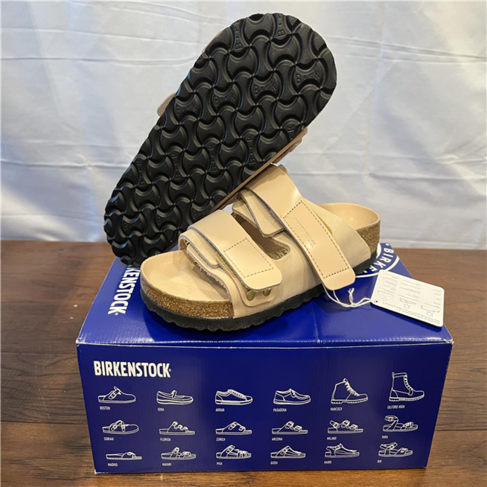 NEW! Birkenstock Women's Double Strap Slide Sandals - Beige -  SZ 6