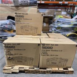 DALLAS LOCATION - RIDGID Pro Gear System Gen 2.0 Stackable Durable 2 Pack - (6 UNITS)