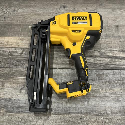 AS-IS DEWALT 20V MAX XR 16-Gauge Lithium-Ion Cordless Finish Nailer (Tool Only)