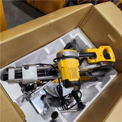 As-Is-  DEWALT 12 Double Bevel Sliding Compound Miter Saw