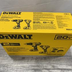 NEW - DEWALT 20V MAX Cordless Drill/Impact 2 Tool Combo Kit
