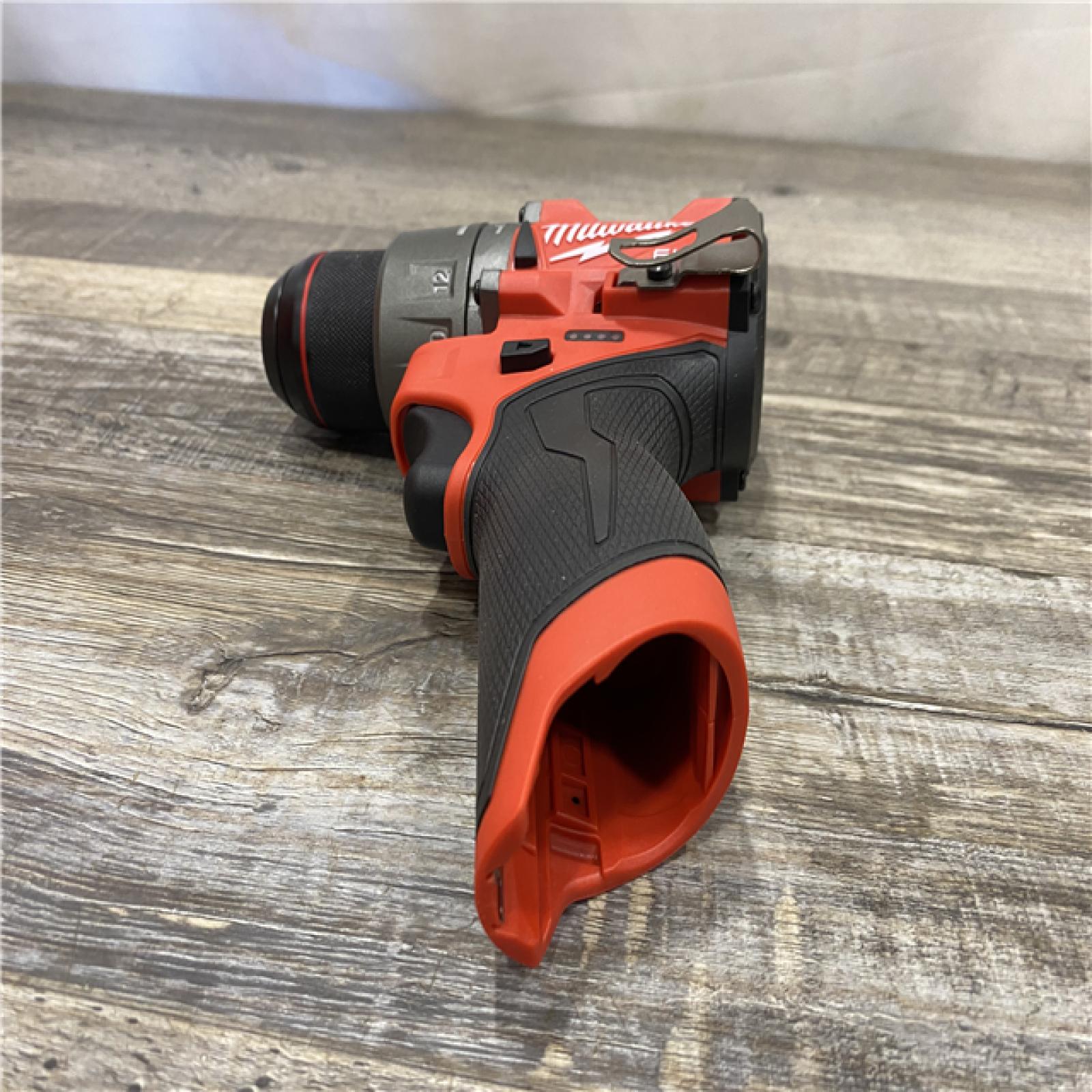 AS-IS Milwaukee  FUEL 12V Lithium-Ion Brushless Cordless 1/2 in. Hammer Drill (Tool-Only)