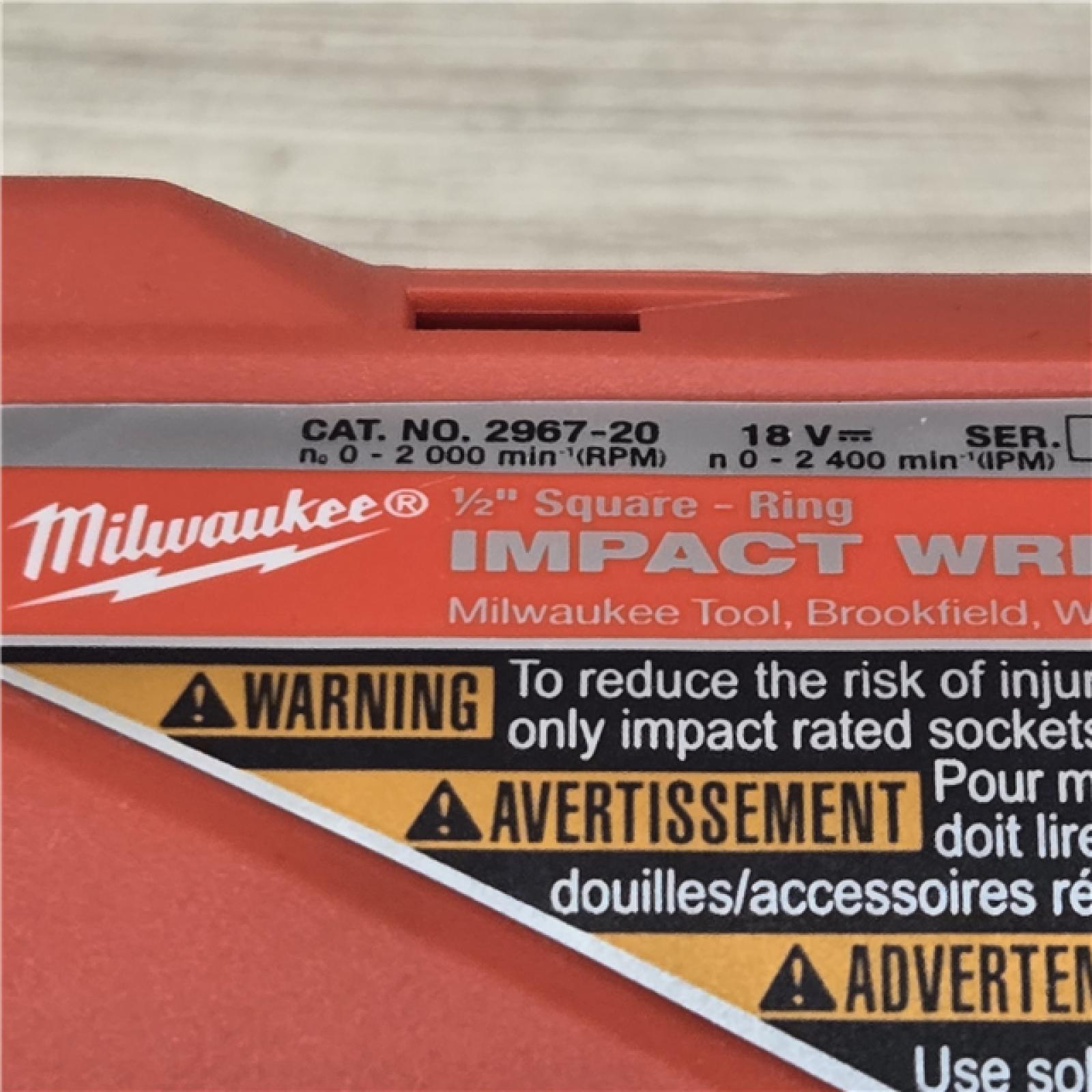 AS-IS Milwaukee M18 FUEL 18V Cordless 1/2 in. Impact Wrench (Tool-Only)