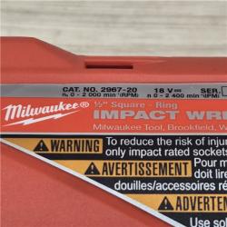 AS-IS Milwaukee M18 FUEL 18V Cordless 1/2 in. Impact Wrench (Tool-Only)
