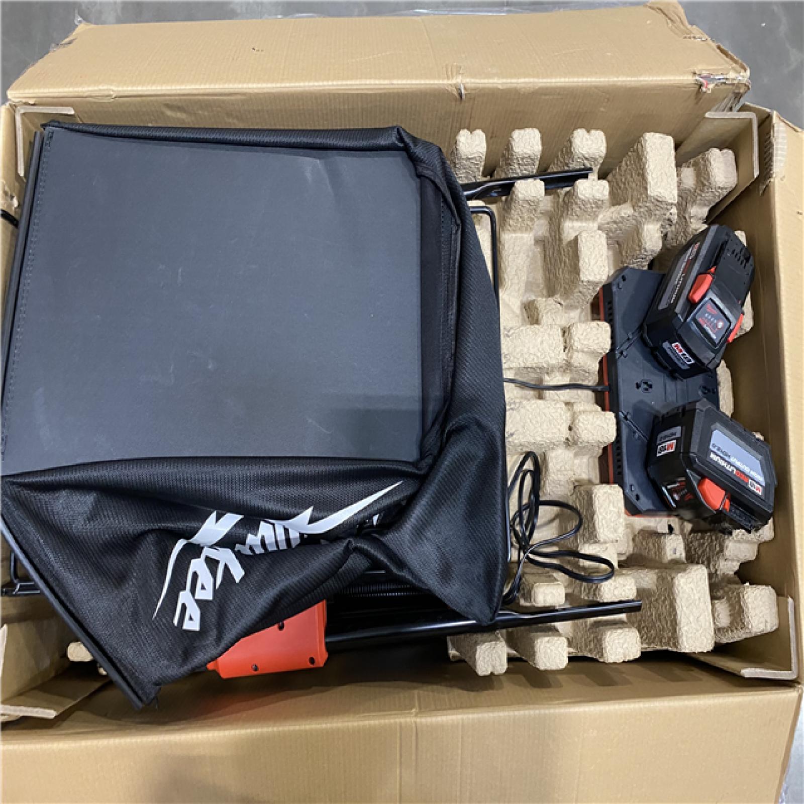 As-Is- Milwaukee 18 FUEL 21 Self-Propelled Dual Battery Mower Kit