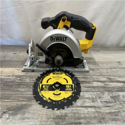 AS-IS DEWALT 20-Volt MAX Lithium-Ion Cordless 6-1/2 in. Circular Saw (Tool-Only)
