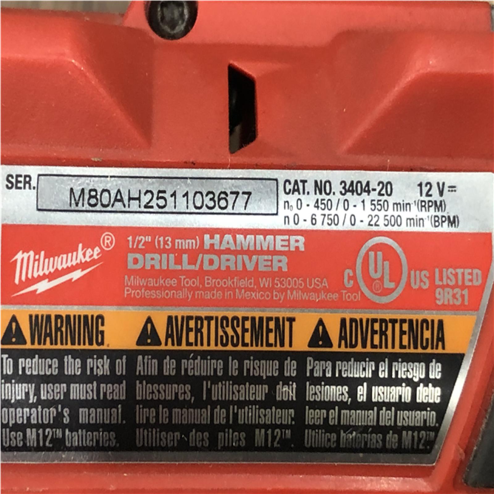 AS-IS Milwaukee FUEL 12-Volt Lithium-Ion Brushless Cordless Hammer Drill and Impact Driver Combo Kit