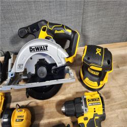 HOUSTON LOCATION - AS-IS DEWALT 20-Volt MAX Lithium-Ion Cordless 5-Tool Combo Kit with 2.0 Ah Battery, 5.0 Ah Battery and Charger