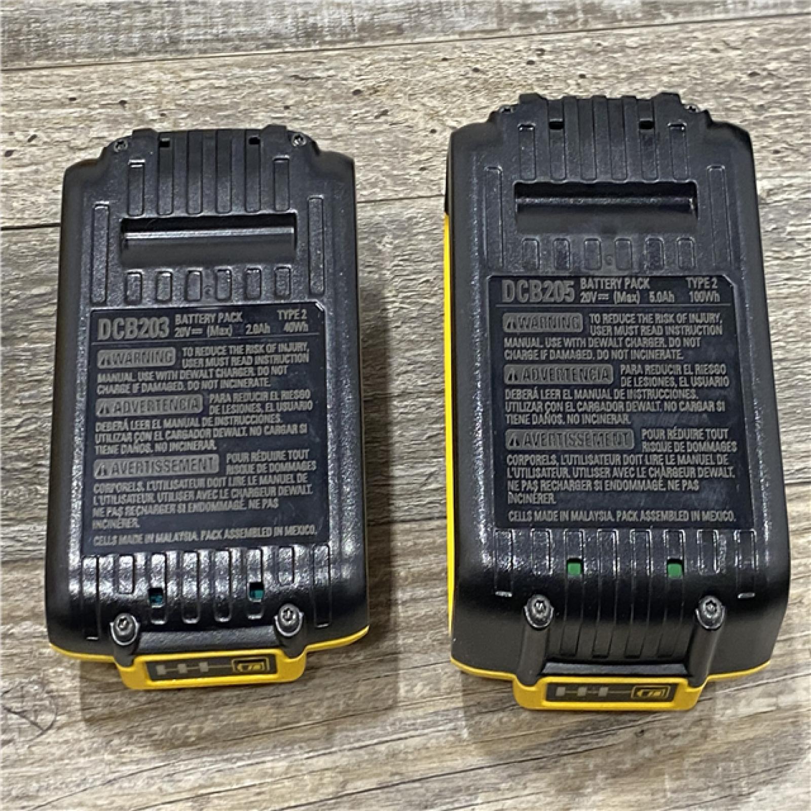 AS-IS DEWALT ATOMIC 20V MAX Lithium-Ion Cordless 2-Tool Combo Kit