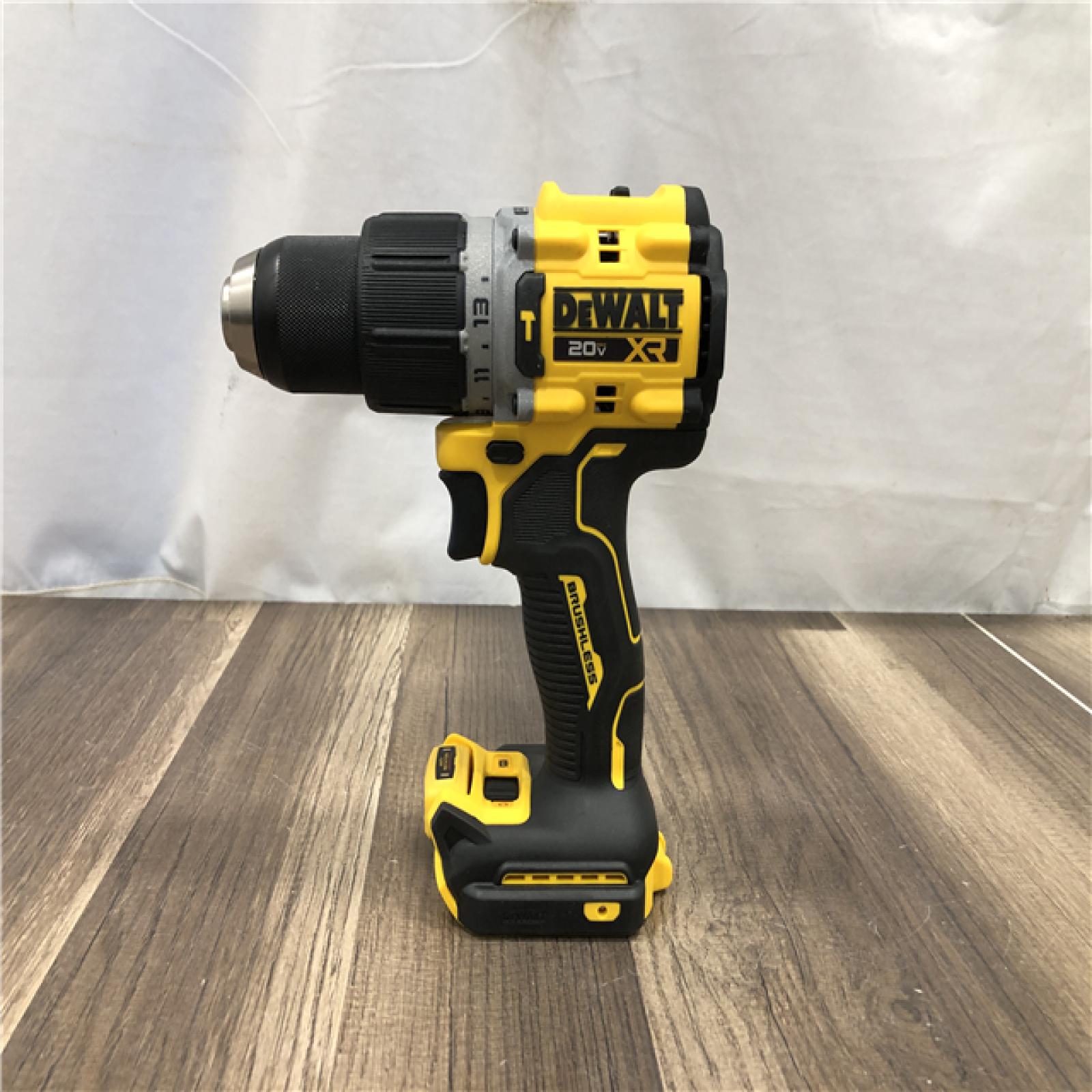 AS-IS DEWALT 20V XR Brushless Cordless 1/2 in. Hammer Drill (Tool-Only)