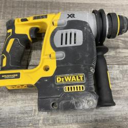 AS-IS DEWALT 20V MAX XR Cordless Brushless 1 in. SDS Plus L-Shape Rotary Hammer (Tool Only)