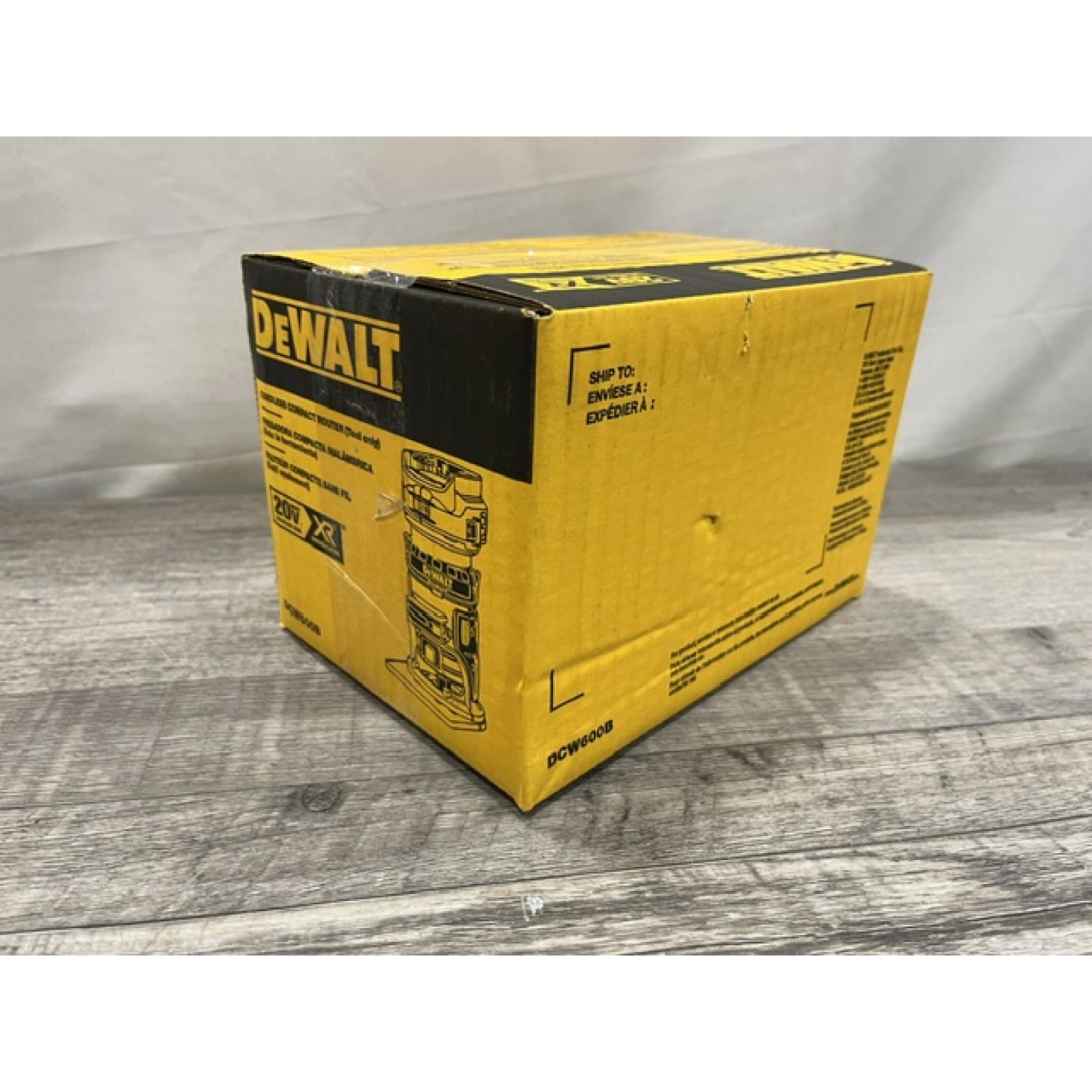 NEW - DEWALT 20V MAX XR Cordless Brushless Fixed Base Compact Router (Tool Only)