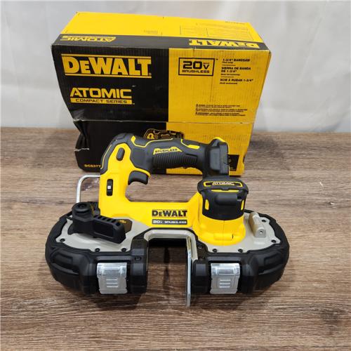 AS-IS  Dewalt DCS377B 20V MAX ATOMIC Brushless Cordless 1-3/4  Compact Bandsaw