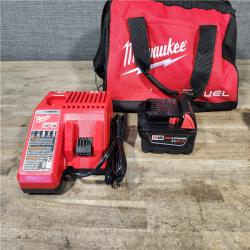 HOUSTON LOCATION - AS-IS (APPEARS LIKE NEW) Milwaukee M18 1/2 in. Cordless Brushless High Torque Impact Wrench Kit (Battery & Charger)
