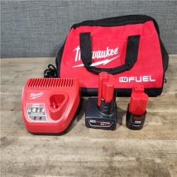 HOUSTON LOCATION - AS-IS (APPEARS LIKE NEW) Milwaukee 3497-22 12V Brushless Hammer Drill and Impact Driver Combo Kit