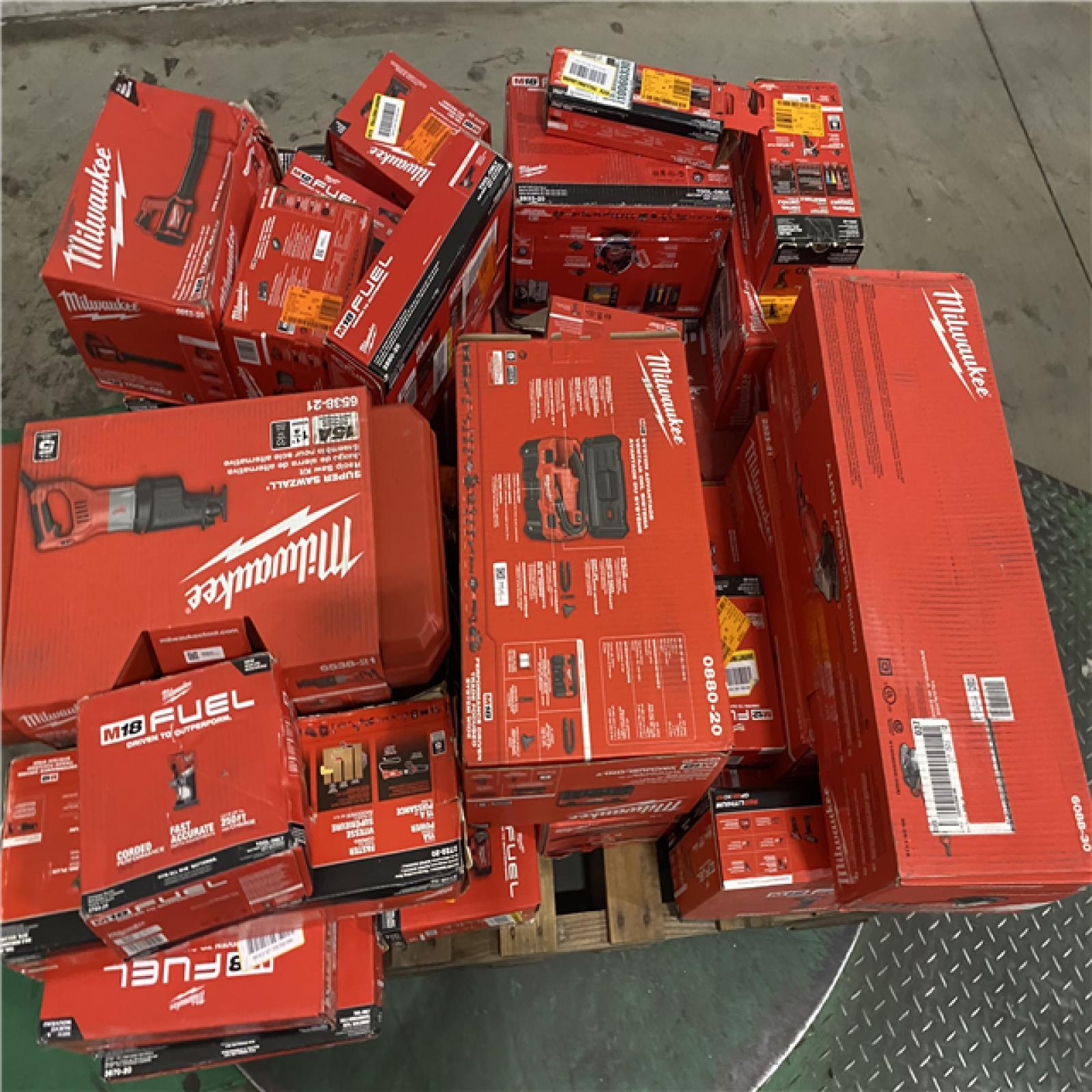 Dallas Location - As-Is MILWAUKEE Tool Pallet