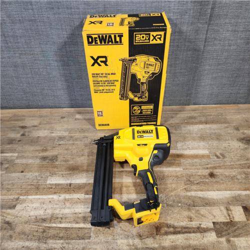 HOUSTON LOCATION - AS-IS DEWALT 20V MAX XR Lithium-Ion Electric Cordless 18-Gauge Brad Nailer (Tool Only)