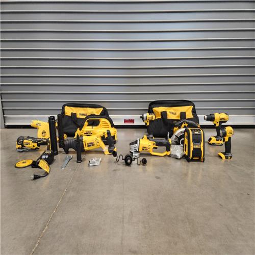 AS-IS- DEWALT 20V MAX Lithium-Ion Brushed Cordless (10-Tool) Combo Kit