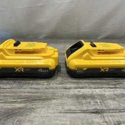 AS-IS DEWALT 20V MAX XR Lithium-Ion 4.0 Ah Battery Packs (2-Pack)