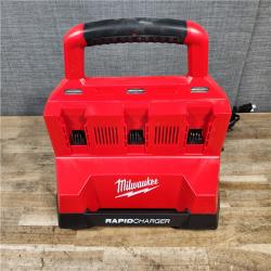 HOUSTON LOCATION - AS-IS Milwaukee M18 Packout Six Bay Rapid Charger
