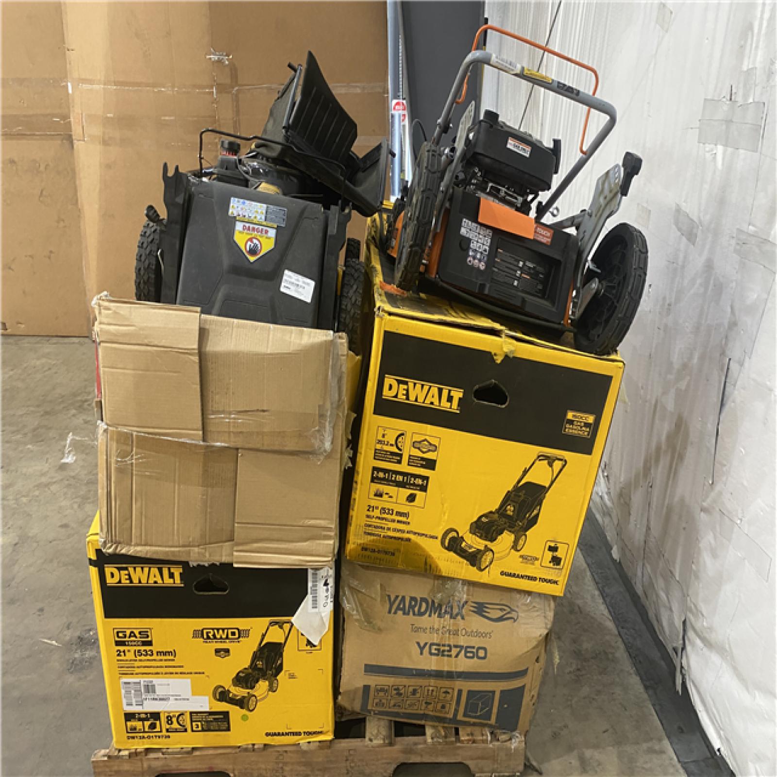 Houston Location AS IS - outdoor pallet