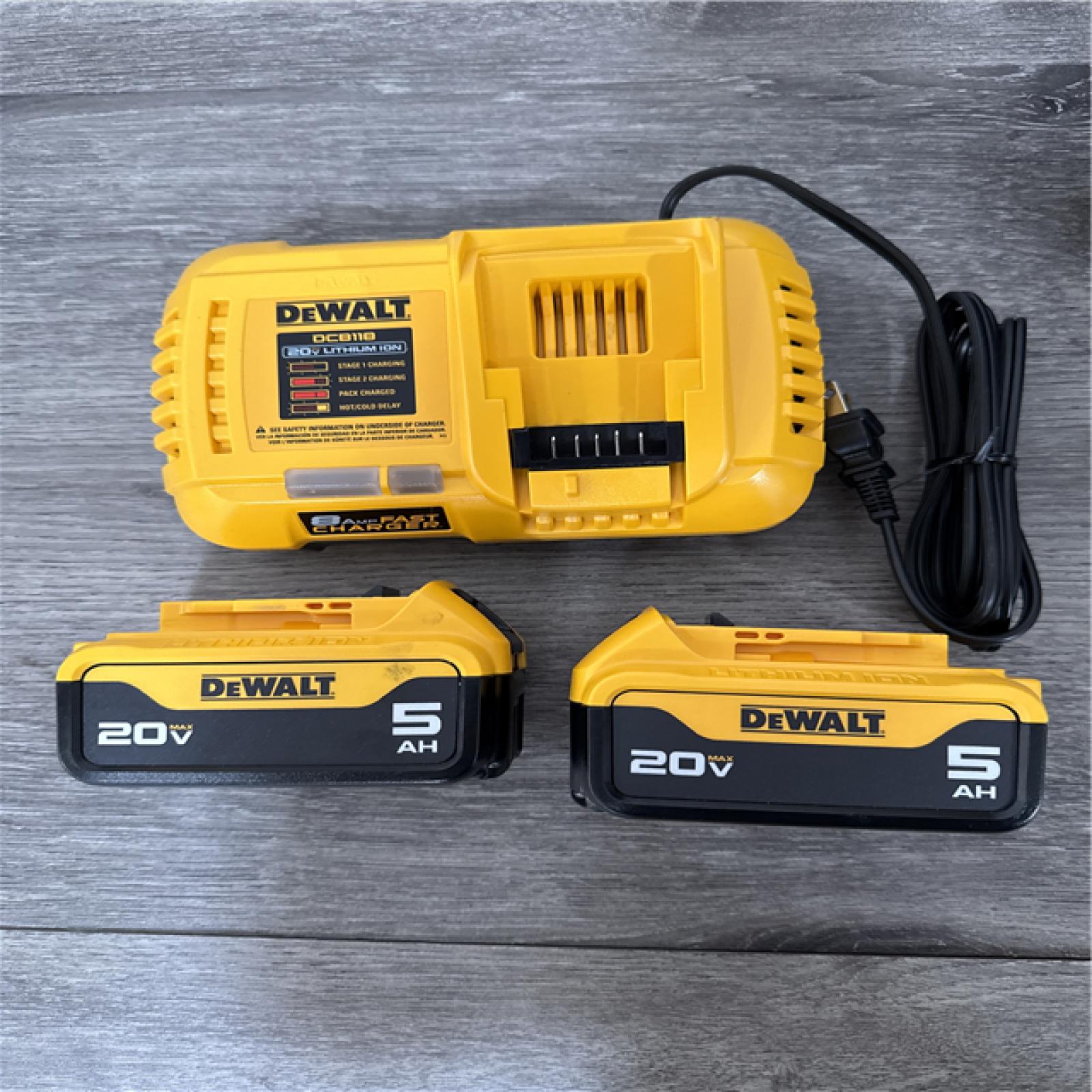 CALIFORNIA AS-IS DeWalt 5-Tool Combo Kit  Includes (2) Batteries  Charger & Bag