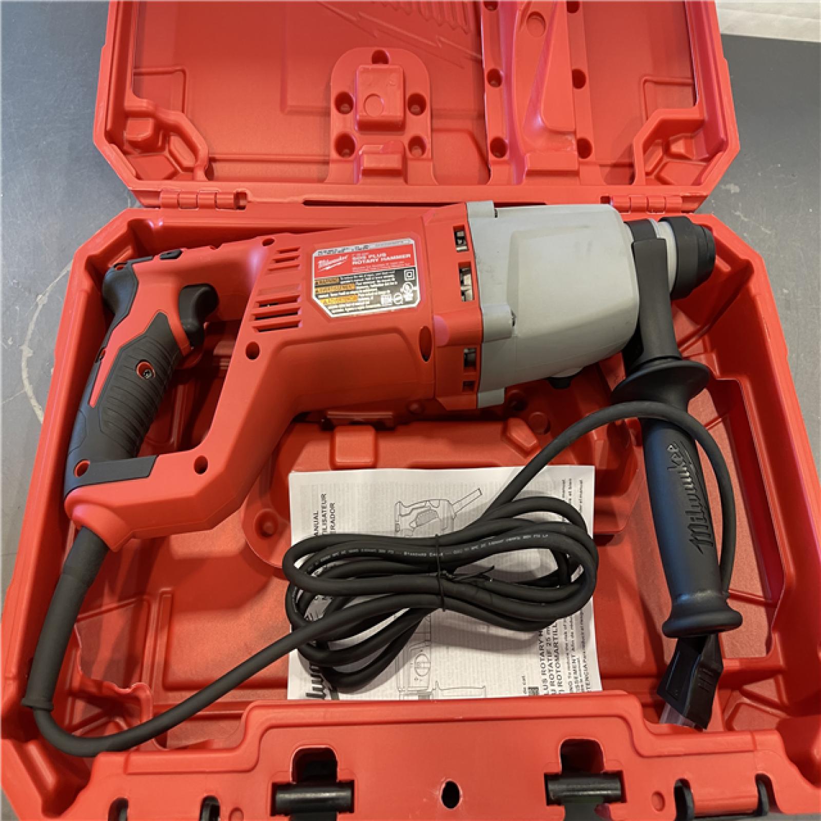 AS-IS - Milwaukee Tool 8 Amp Corded 1-inch SDS D-Handle Rotary Hammer