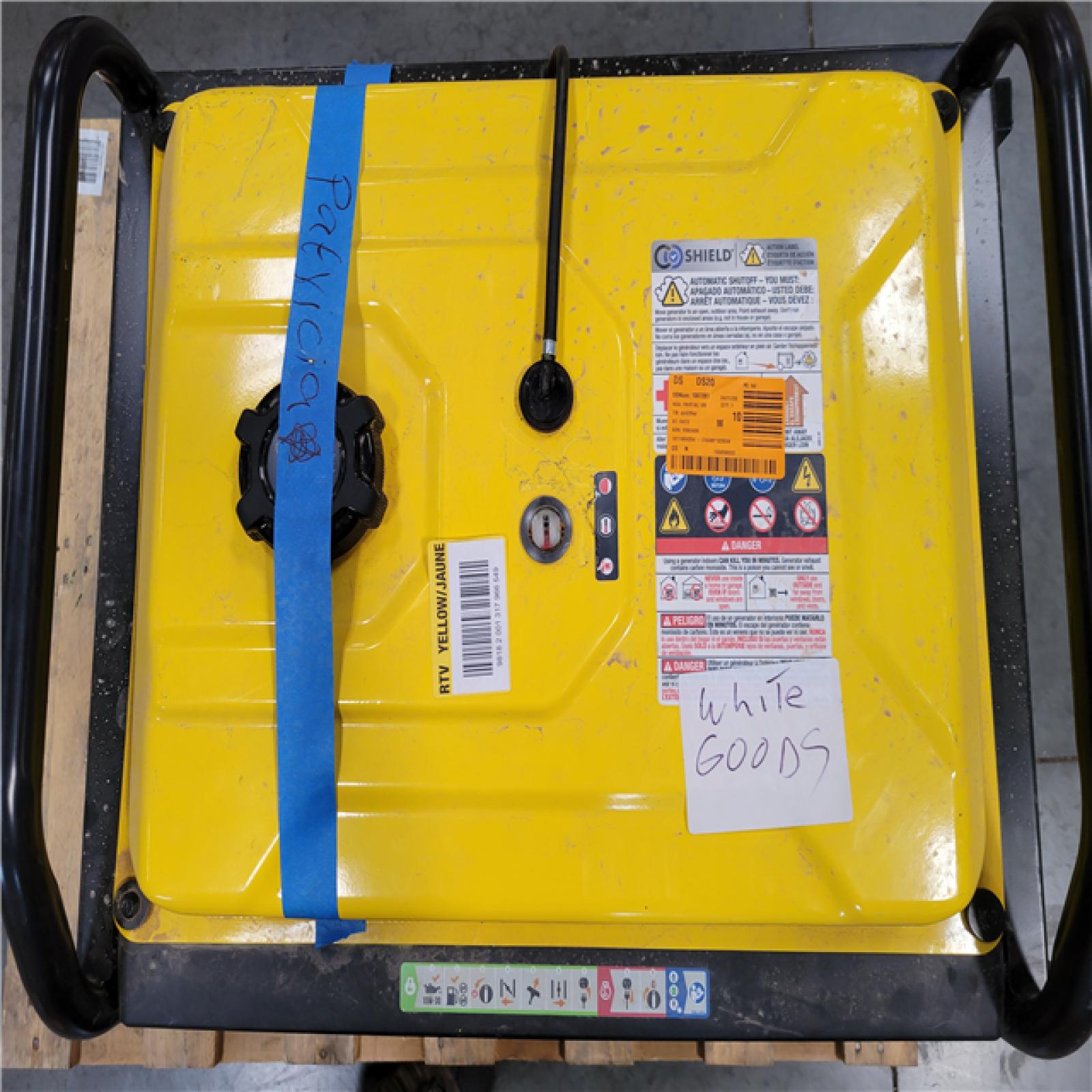 CALIFORNIA AS-IS CHAMPION PORTABLE GENERATOR