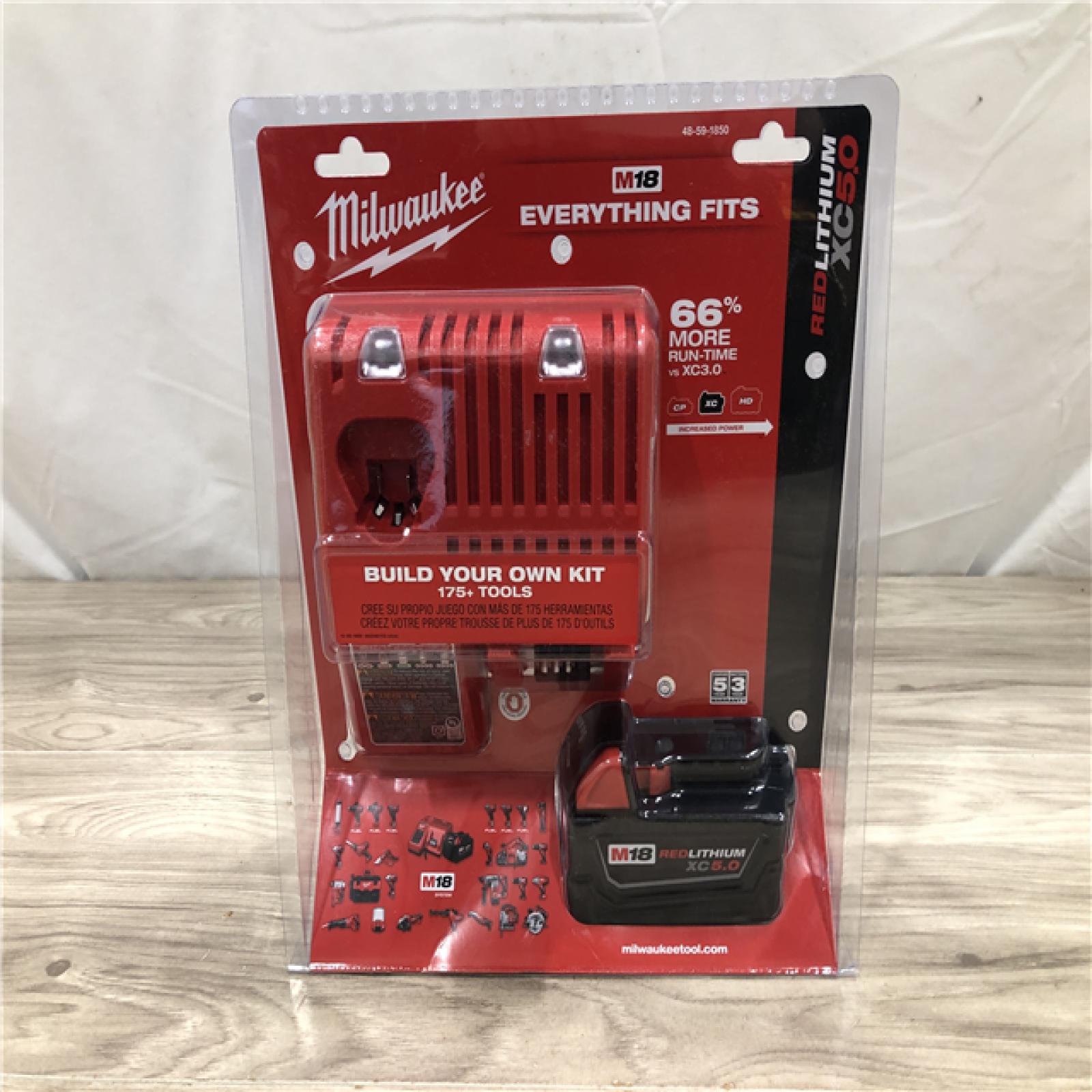 NEW! - Milwaukee 18V Lithium-Ion XC Starter Kit