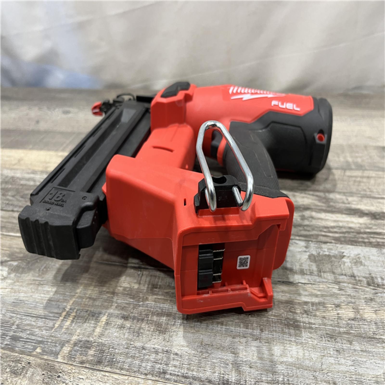 AS-IS Milwaukee FUEL 18-Volt Lithium-Ion Brushless Cordless Gen II 18-Gauge Brad Nailer (Tool-Only)