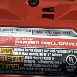 AS-IS Milwaukee FUEL 18V Lithium-Ion Brushless Cordless Hammer Drill and Impact Driver Combo Kit
