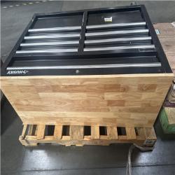 CALIFORNIA AS IS HUSKY 9 DRAWER WORKBENCH MISSING WHEEL