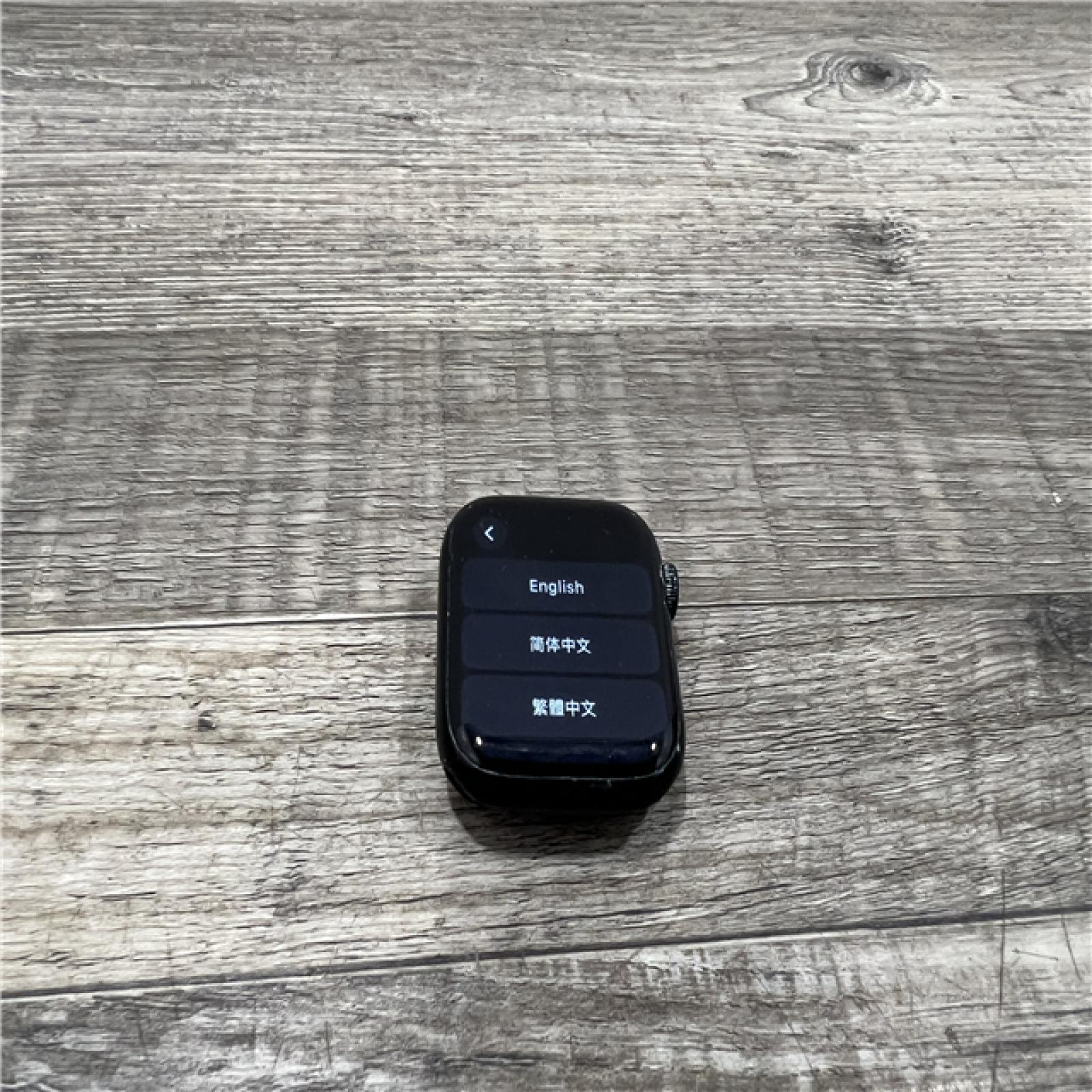 AS-IS Apple Watch Series 7 Aluminum 45 mm (GPS + Cellular) Midnight Black