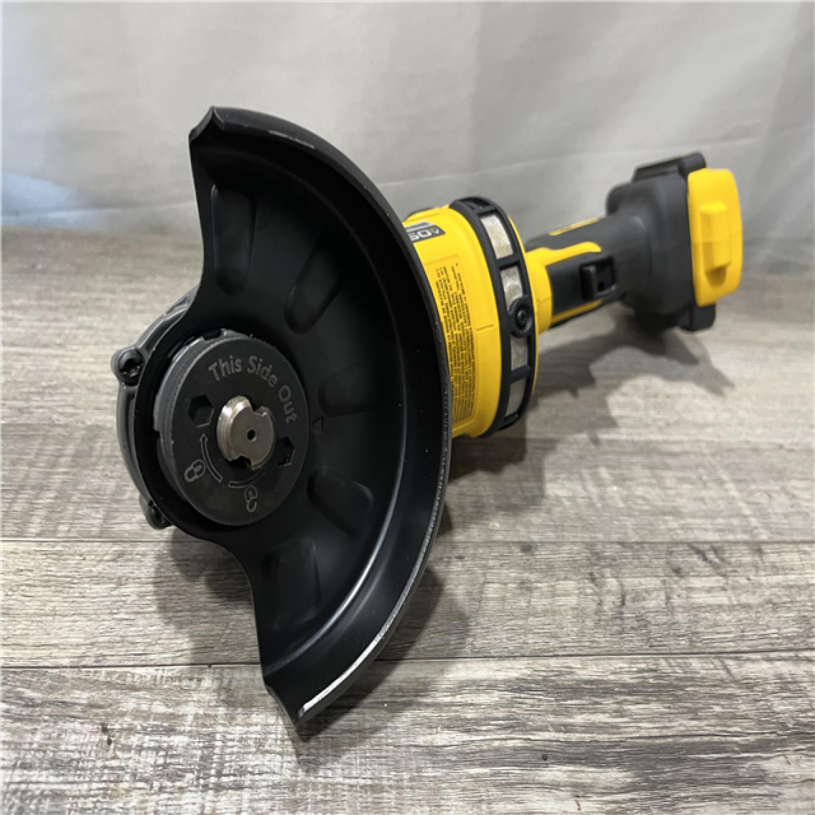 AS-IS DEWALT FLEXVOLT 60V MAX Cordless Brushless 4.5 in. to 6 in. Small Angle Grinder with Kickback Brake (Tool Only)