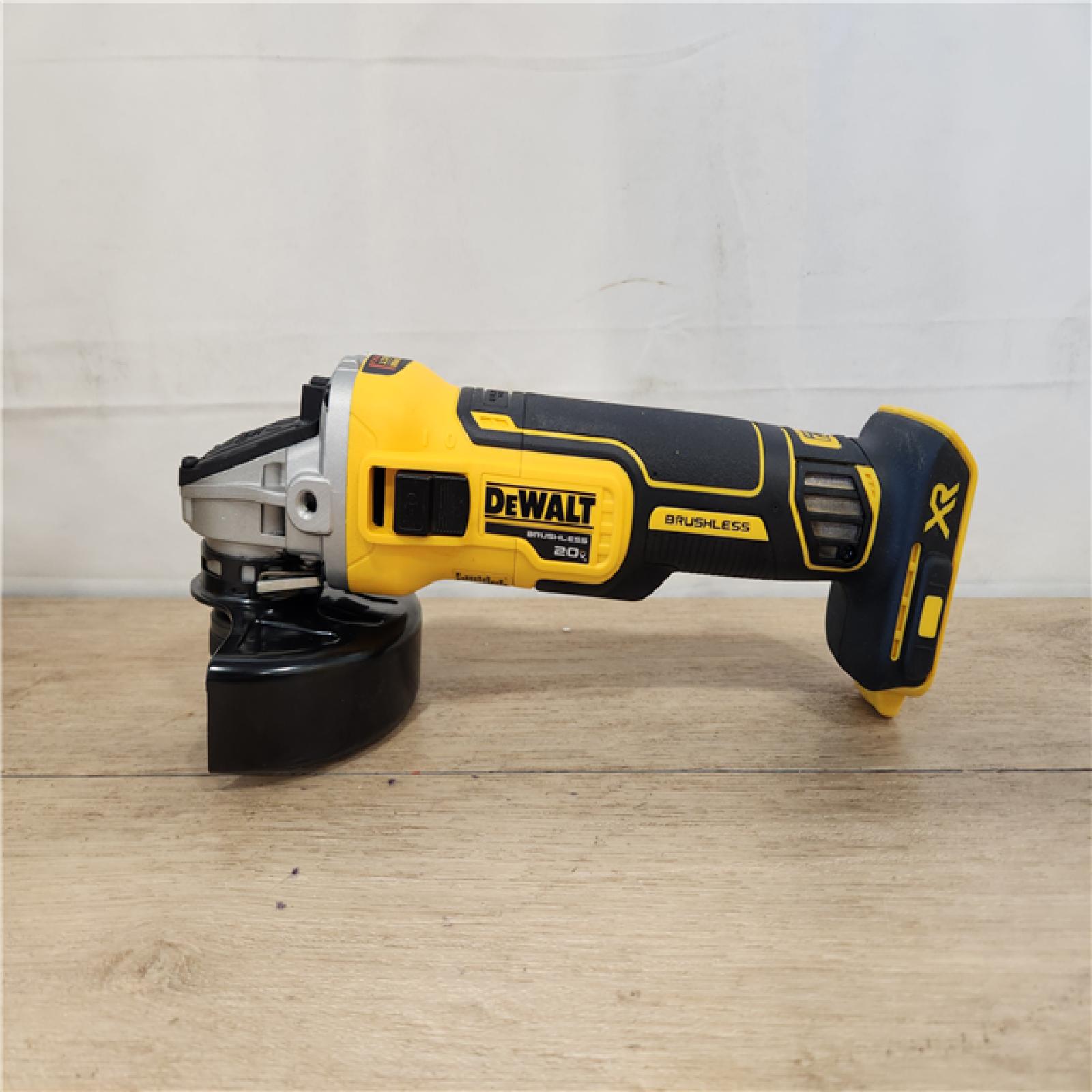 AS-IS- DeWalt 20V Max XR 4.5-Inch Slide Switch Small Angle Grinder (Tool Only)