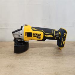 AS-IS- DeWalt 20V Max XR 4.5-Inch Slide Switch Small Angle Grinder (Tool Only)
